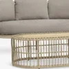 ILLERUPConjunto muebles jardín ILLERUP 4,5 plazas natural