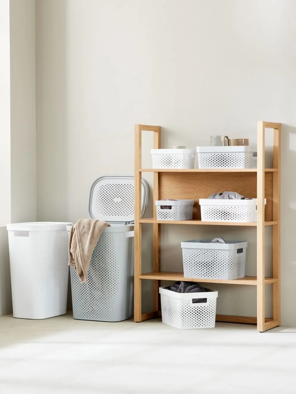 INFINITYCesta INFINITY 17L plástico blanco