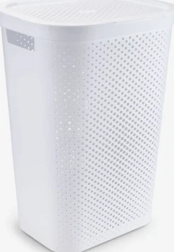 INFINITYCesta para ropa INFINITY plástico blanco