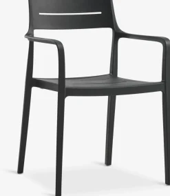 INGSTRUPSilla apilable INGSTRUP negro