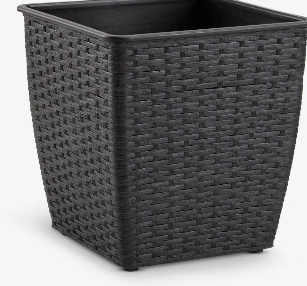 ISLOMCesto de jardín ISLOM 31x31x32 negro