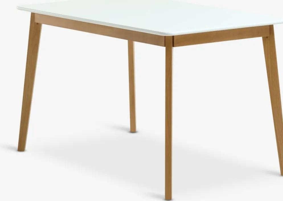 JEGINDMesa de comedor JEGIND 80x130 blanco/natural