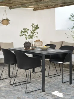 JERSOREMesa de jardín JERSORE A80xL140 negro