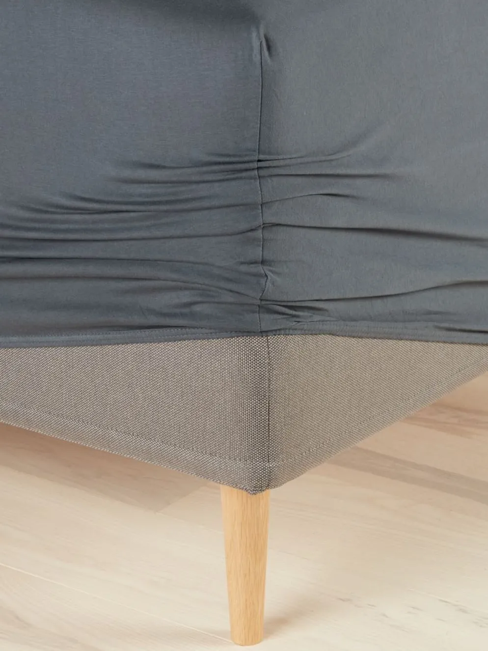 JETTEGOLDSábana bajera ajustable de jersey JETTE 90x200x35 gris