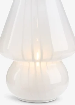 JONNYLámpara a pilas JONNY Ø15xA18cm blanco con temporizador