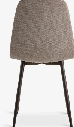 JONSTRUPSilla de comedor JONSTRUP tela beis/color roble oscuro