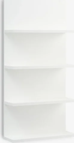 KARSTOFTEstante de pared KARSTOFT 4 estantes blanco