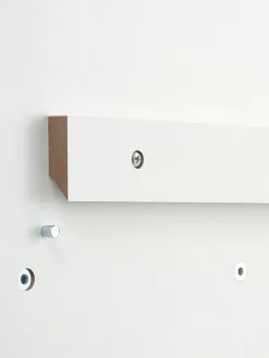 KARSTOFTEstante de pared KARSTOFT 4 estantes blanco