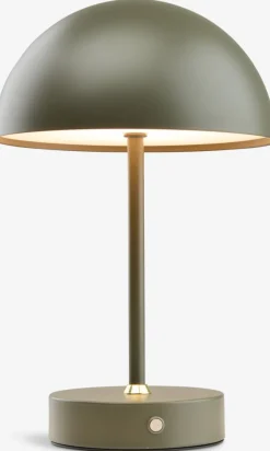KENTLámpara a pilas KENT Ø16xA25cm verde táctil y temporizador