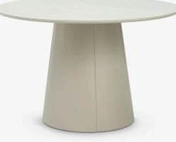 KLIPLEVMesa de comedor KLIPLEV Ø120 color travertino/beis