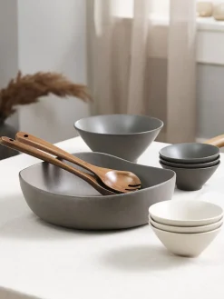 KRESTIANCubiertos para ensalada KRESTIAN L30cm madera