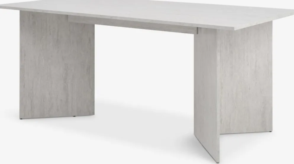KRONDALMesa de comedor KRONDAL 90x180 color travertino