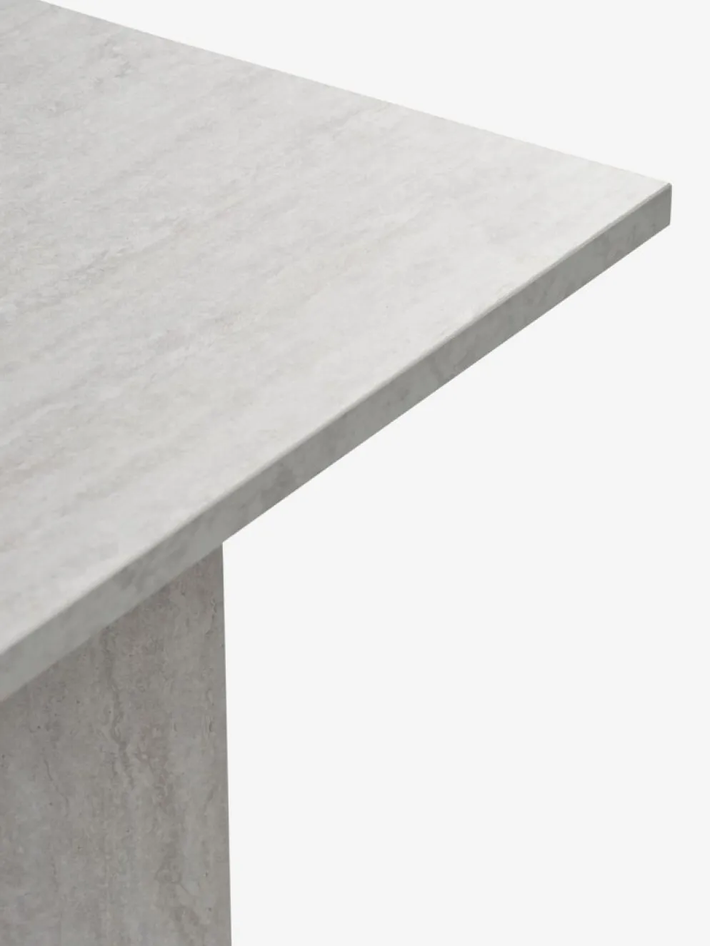 KRONDALMesa de comedor KRONDAL 90x180 color travertino