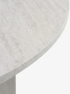 KRONDALMesa de comedor KRONDAL Ø110 color travertino