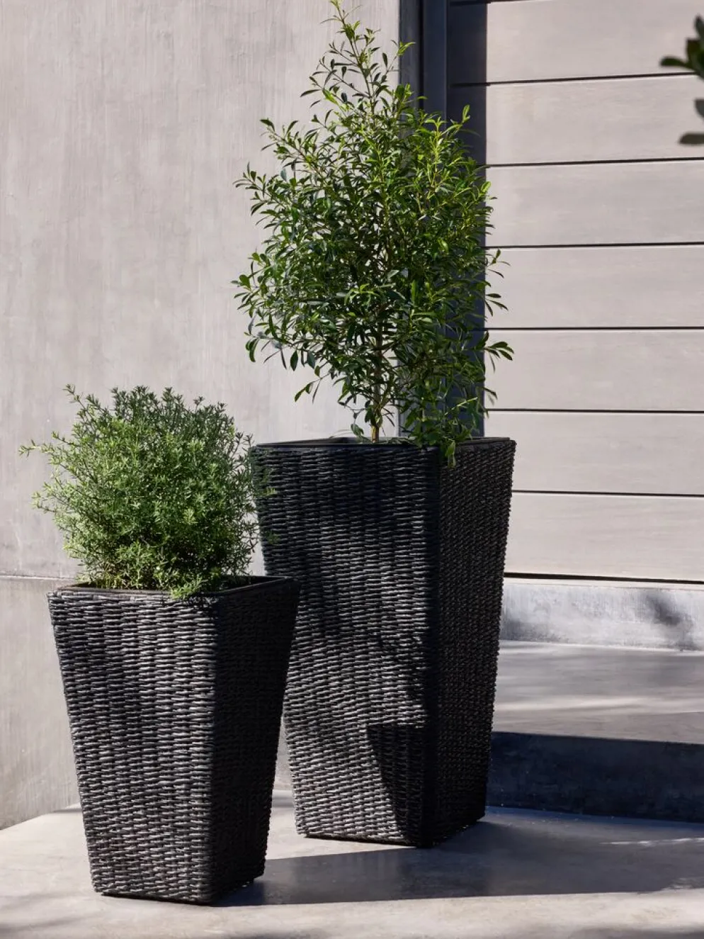 KUBBCesto de jardín KUBB A30xL30xA50 negro