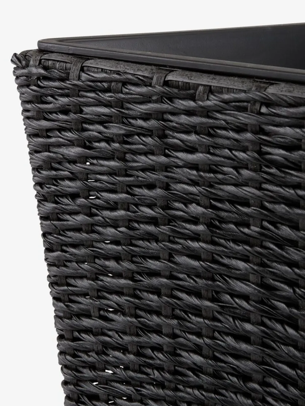 KUBBCesto de jardín KUBB A30xL30xA50 negro