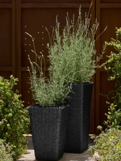 KUBBCesto de jardín KUBB A36xL36xA70 negro