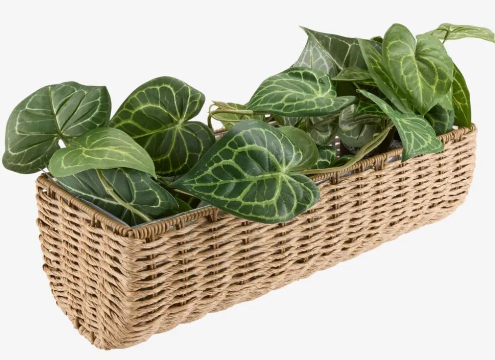 KUBBJardinera para balcón KUBB A18xL50xA16 natural
