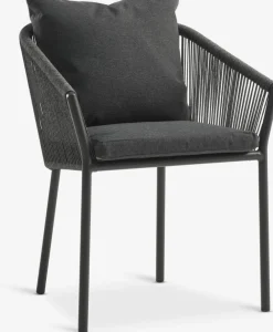 KUMLA + GILJAMesa KUMLA L200 + 4 sillas GILJA gris