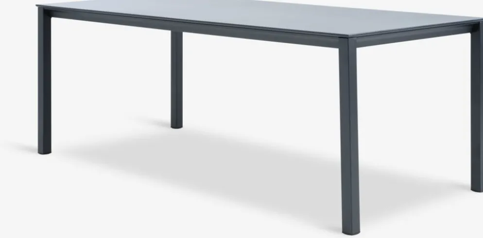 LANGET + TRILLEVALLENMesa LANGET L207 + 4 sillas TRILLEVALLEN negro
