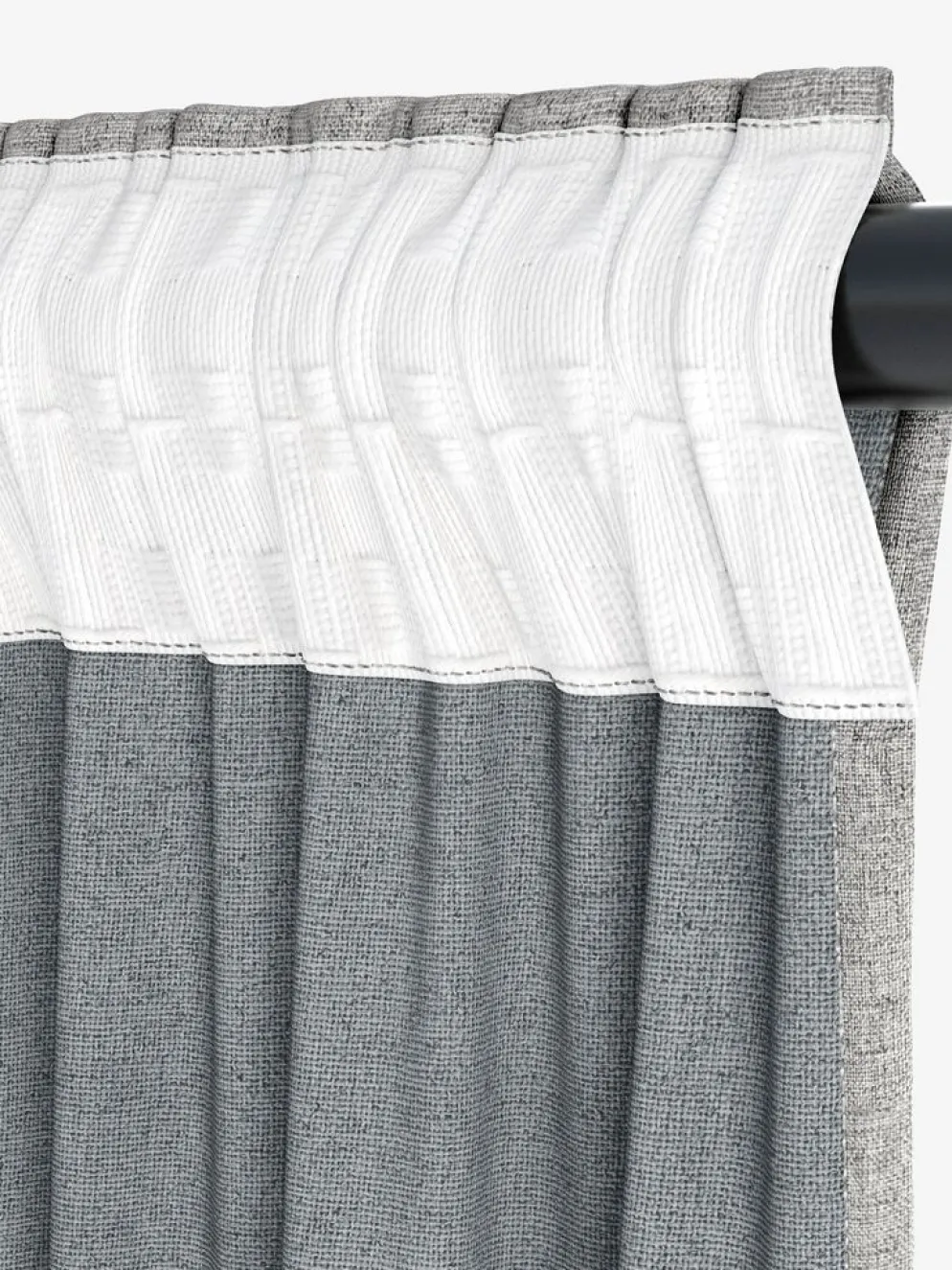 LEKACortina opaca LEKA 1x140x300 gris