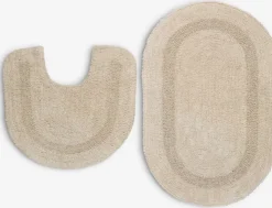 LERDALABASICJuego de alfombrillas de baño LERDALA 2 unidades beis