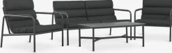LILLESTROEMConjunto muebles jardín LILLESTROEM 4 plazas negro