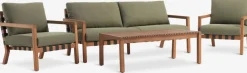 LITSBACKENConjunto muebles jardín LITSBACKEN 4,5 plazas madera dura