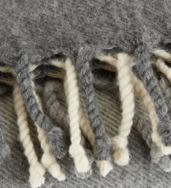 LUNDKARSEManta de lana LUNDKARSE 130x170 gris/beis