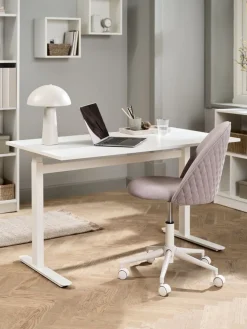 LUNDTOFTEscritorio elevable gas LUNDTOFT 70x130 blanco