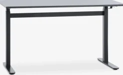 LUNDTOFTEscritorio elevable gas LUNDTOFT 70x130 negro