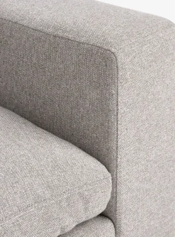 LYBYSofá modular LYBY 3 plazas chaise longue tela arena