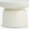 LYDUMMesa de centro LYDUM Ø60 fibrocemento beis