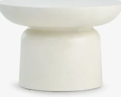 LYDUMMesa de centro LYDUM Ø60 fibrocemento beis