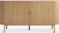 LYNGVIGAparador LYNGVIG 160cm 2 puertas persiana roble natural