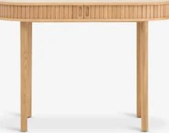 LYNGVIGMesa consola LYNGVIG 50x110 2 puertas persiana roble natural