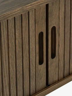 LYNGVIGMueble TV LYNGVIG 160cm 2 puertas persiana roble oscuro