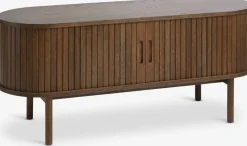 LYNGVIGMueble TV LYNGVIG 120cm 2 puertas persiana roble oscuro