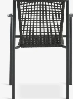 MADERUP + KRISTIANSTADMesa MADERUP L205 negro + 4 sillas KRISTIANSTAD verde