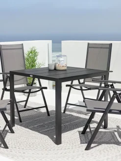 MADERUPMesa de jardín MADERUP A90xL90 negro