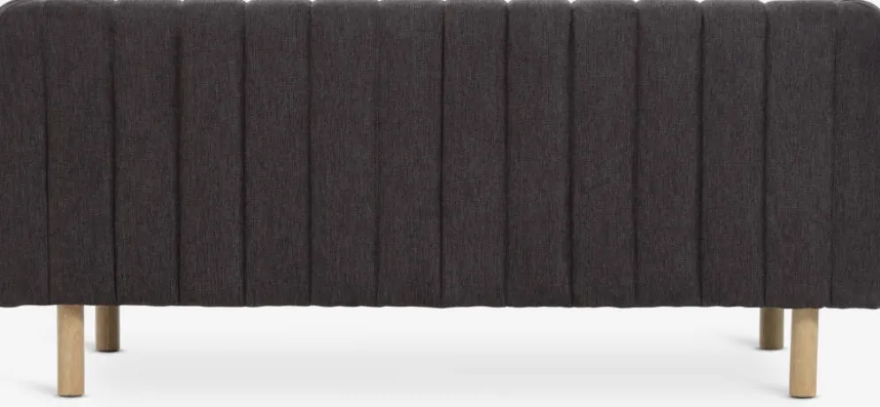 MAGLEBYSofá MAGLEBY 2,5 plazas tela marrón oscuro