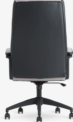 MARBJERGSilla de oficina MARBJERG polipiel negro/gris