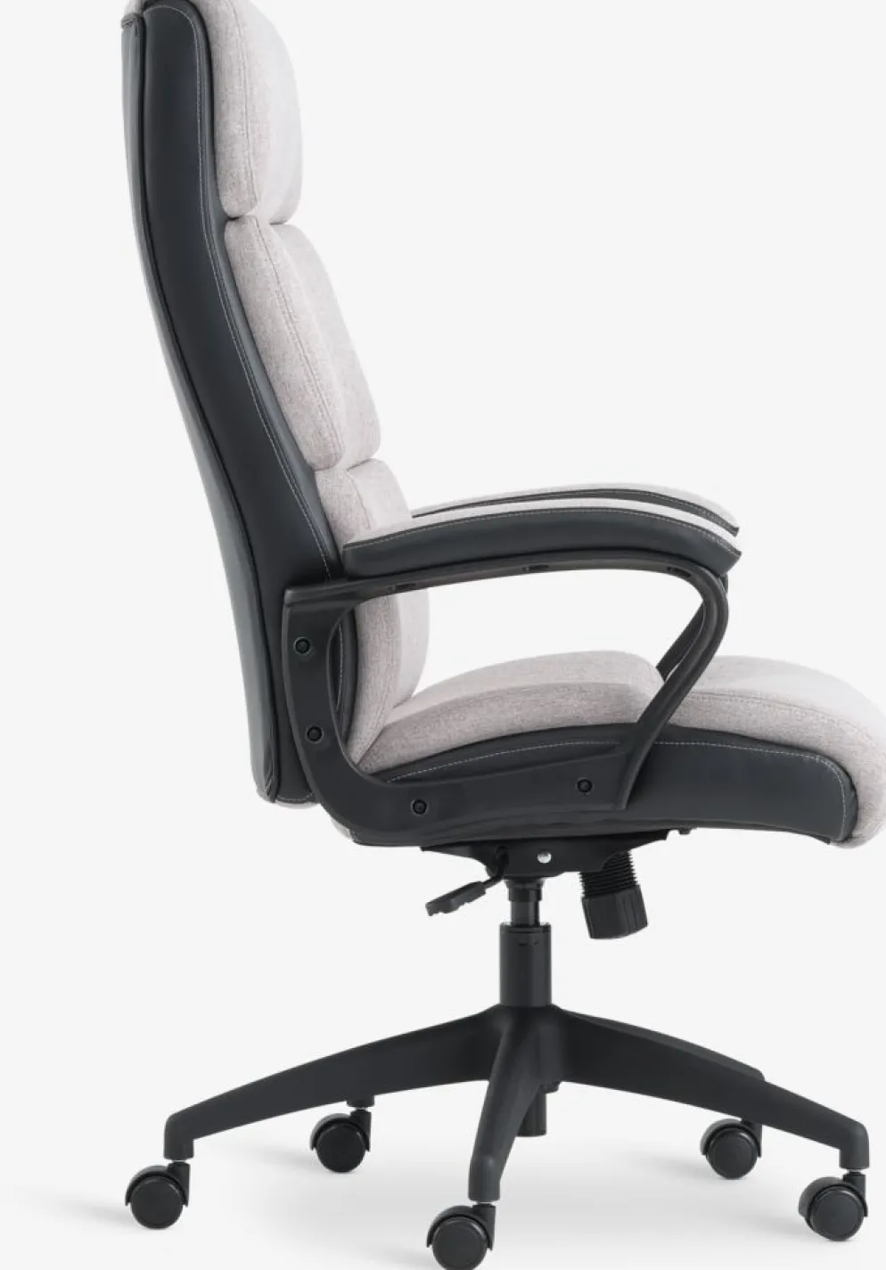 MARBJERGSilla de oficina MARBJERG polipiel negro/gris