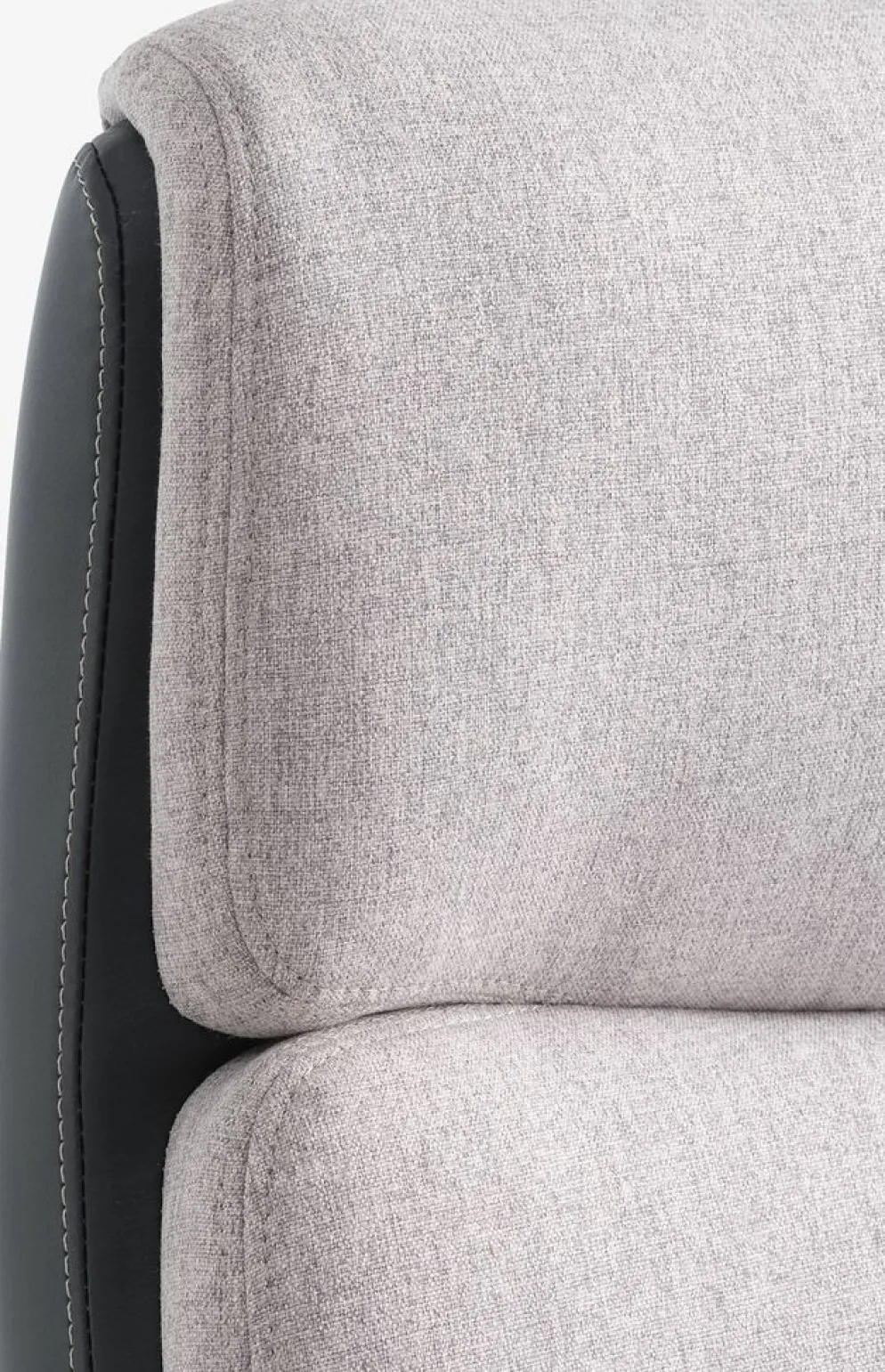 MARBJERGSilla de oficina MARBJERG polipiel negro/gris