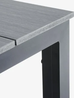 MARIELYST + INGSTRUPMesa MARIELYST L150 gris + 4 sillas INGSTRUP negro