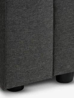 MARSLEVSofá cama MARSLEV 3 plazas tela gris oscuro