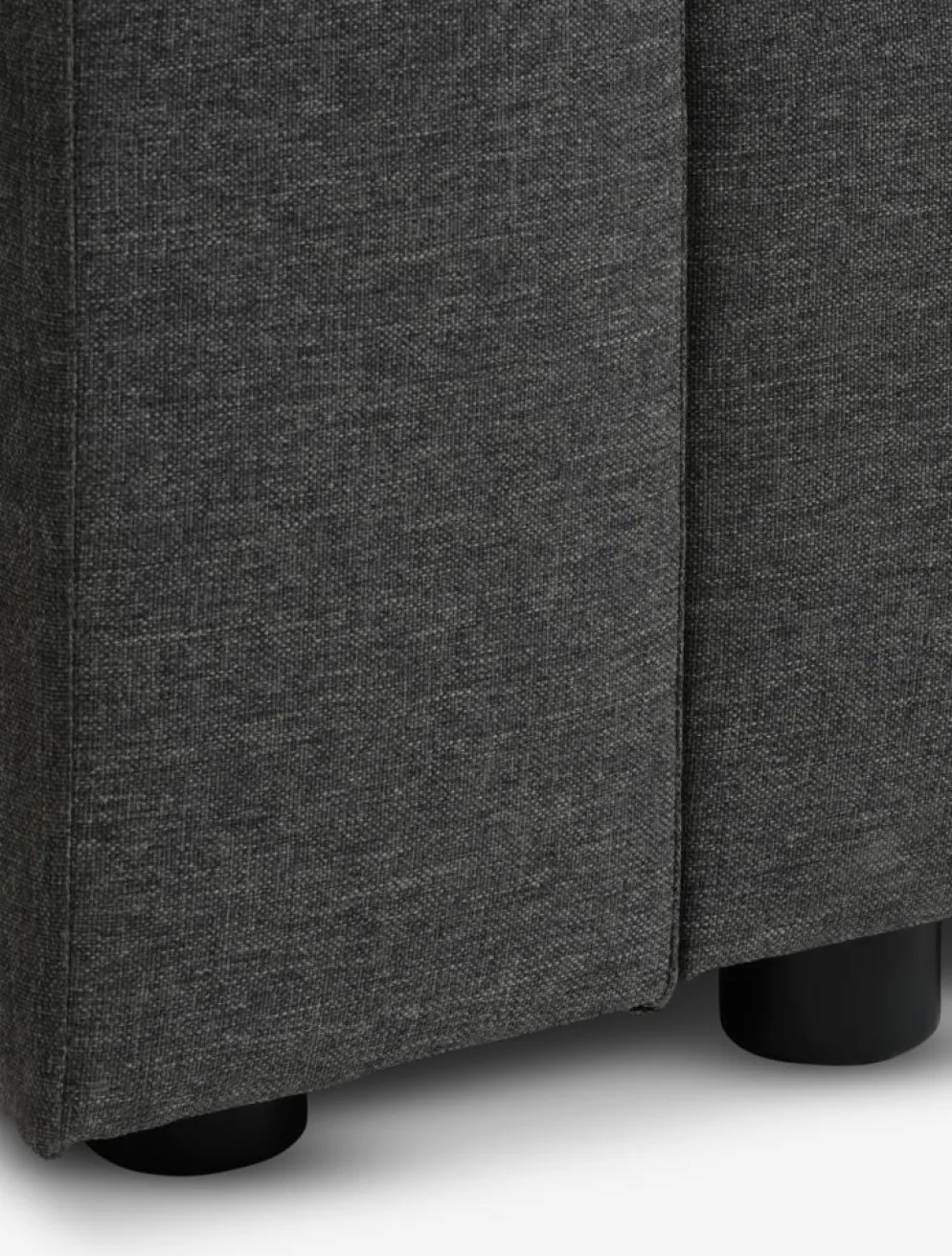 MARSLEVSofá cama MARSLEV 3 plazas tela gris oscuro