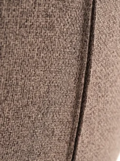 MELBYSilla de comedor MELBY tela marrón claro/negro