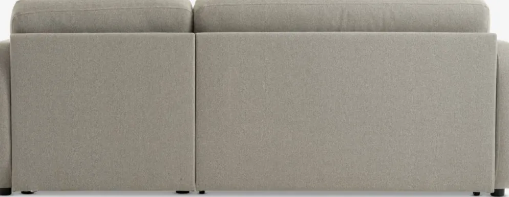 MOMMARKSofá cama chaise longue MOMMARK tela beis