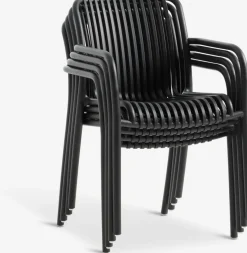 NABBENSilla apilable NABBEN negro